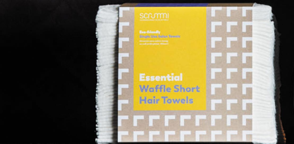 Scrummi Essential White Short Towel 60x40cm 50 stuks