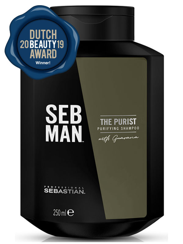 SEB MAN The Purist Purifying Shampoo 250ml - Normale shampoo vrouwen - Voor Alle haartypes
