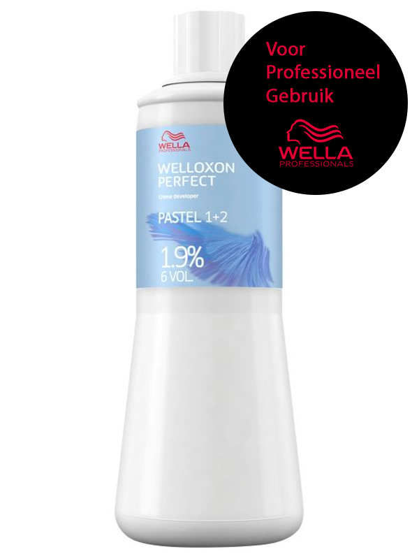 Wella Professional - Welloxon Perfect Pastel 1+2 Cream Developer 1.9% 6 Vol. - Cream Oxidation Developer